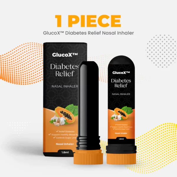 GlucoX™ Diabetes Relief és Body Detox orr inhalátor