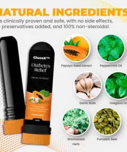GlucoX™ Diabetes Relief And Body Detox Nasal Inhaler