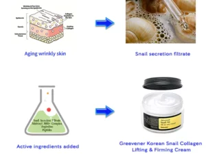 Greevener Korean Snail Collagen Lifting & Firming Cream