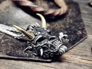 Hannya Revenge Demon Pendant Necklace