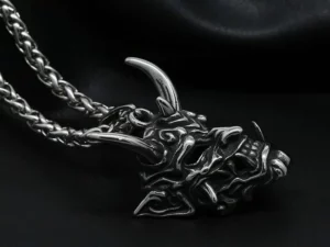 Hannya Revenge Demon Pendant Necklace