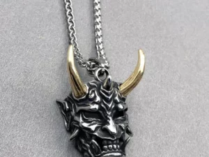 Hannya Revenge Demon Pendant Necklace