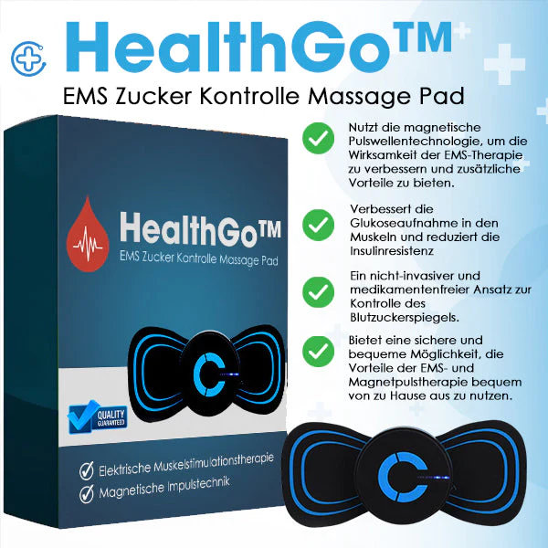 Pad Massage Smachd HealthGo ™ EMS Zucker