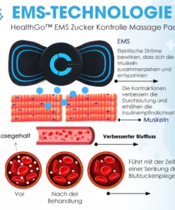 HealthGo™ EMS Zucker Kontrolle Massage Pad