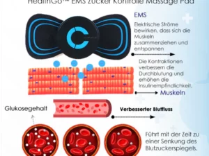 HealthGo™ EMS Zucker Kontrolle Massage Pad