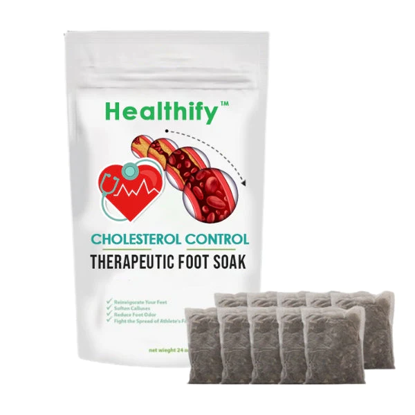 Healthify™ Терапевтско натопување на стапалата за контрола на холестеролот