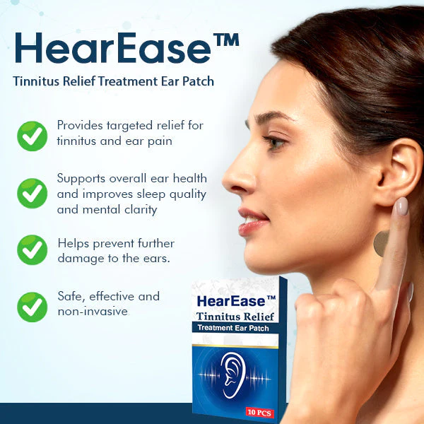 HearEase™ Tinnitus Linderung Handlung Ohrpflaster