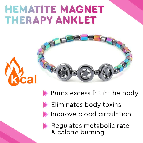 Tobillera de magnetoterapia con hematites