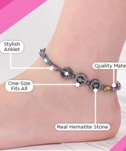 Hematite Magnet Therapy Anklet