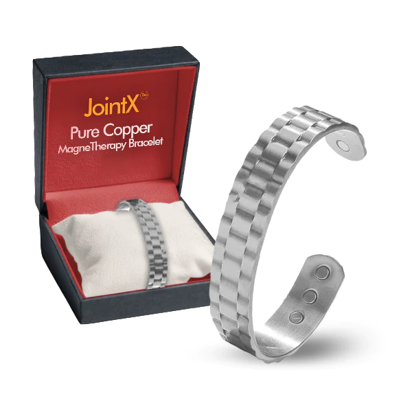 Магнітатэрапеўтычны бранзалет JointX™ Pure Copper