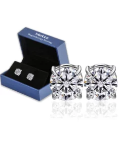 Konix DiamondCut LymphDetox Magnetherapy Earrings