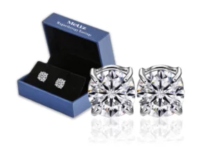 Konix DiamondCut LymphDetox Magnetherapy Earrings