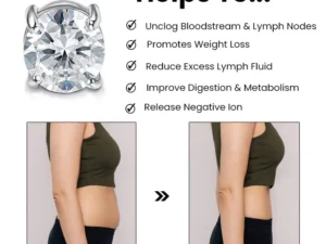 Konix DiamondCut LymphDetox Magnetherapy Earrings