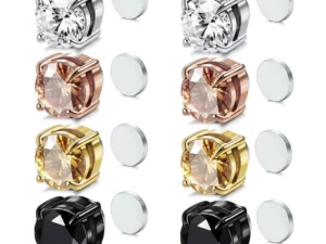 Konix DiamondCut LymphDetox Magnetherapy Earrings