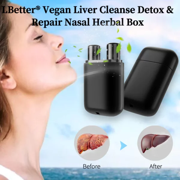 LBetter® Vegane Leberreinigungs-Reparatur- und Detox-Nasal-Kräuterbox