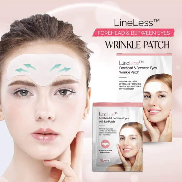 LineLess™ лепенка за брчки на челото и помеѓу очите