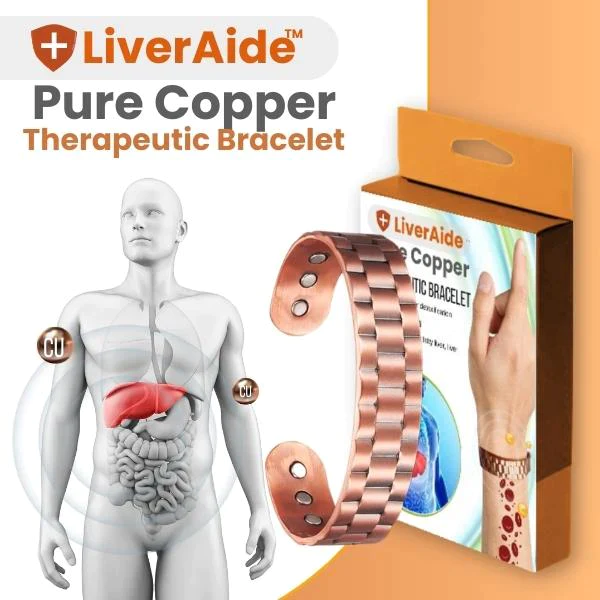 LiverAide™ terapeutska narukvica od čistog bakra