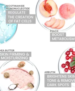 Lixeno™ Peach Exfoliating Smooth Body Scrub