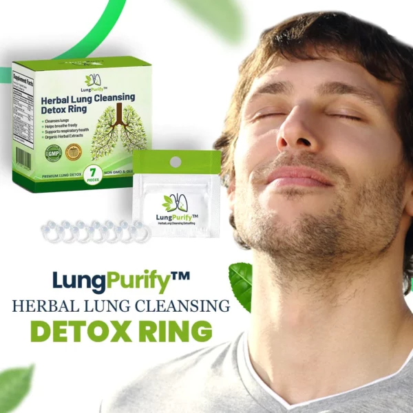 LungPurify™ Anel desintoxicante de limpeza pulmonar a base de herbas