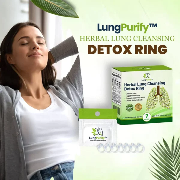 Anillo de desintoxicación de limpieza pulmonar a base de hierbas LungPurify™