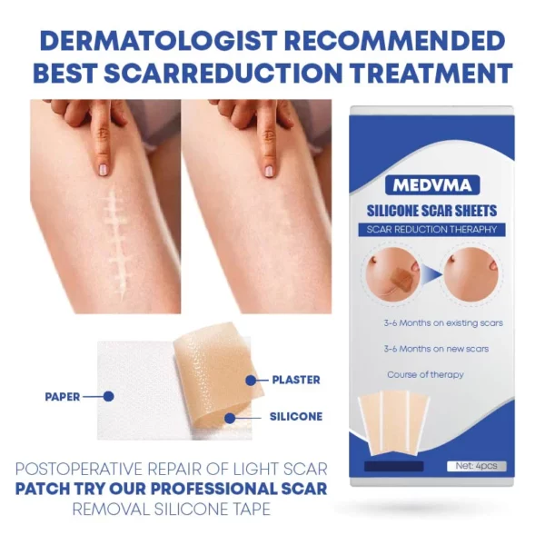 MEDVMA Non-Surgical ScarRemoval SiliconTape