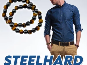 Men Steel Hard Triple Infrared Bracelet