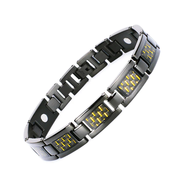 MeteorBlack Lvmphvity Magnésium Armband