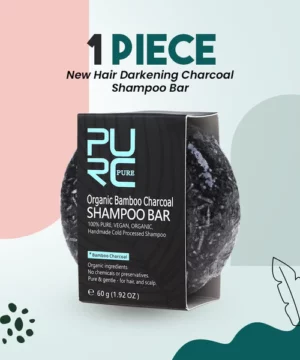 MidnightMane™ Hair Darkening Charcoal Shampoo Bar