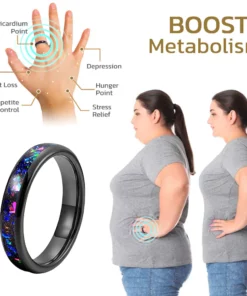 MindBody ™ Voghtic Magnetique Lvmphvity Reinigung Kreuz Ring