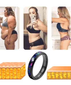 MindBody ™ Voghtic Magnetique Lvmphvity Reinigung Kreuz Ring