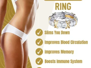 Moissanite Magnetology Lymphvity Ring