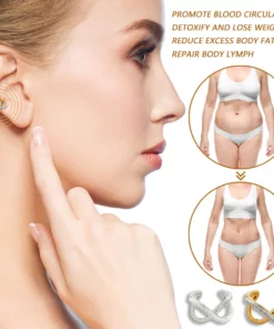 Monica Vinader Geometric Interlaced Germanium Stone Earrings