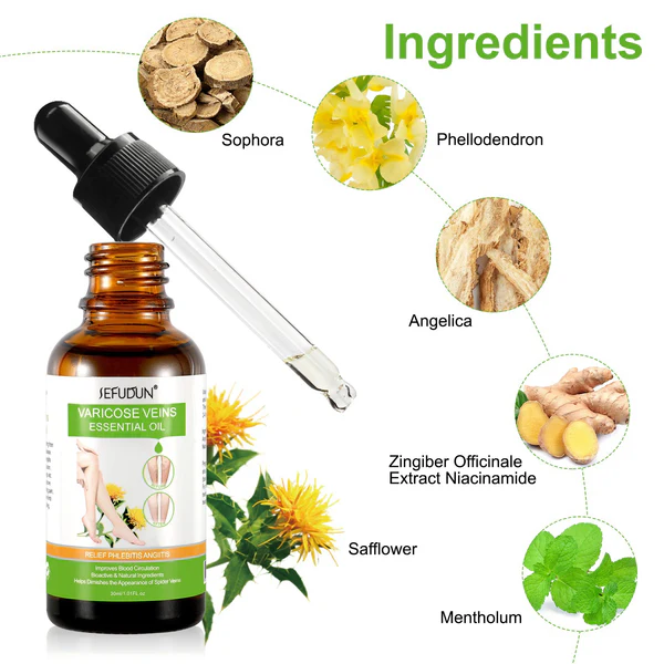 NEW Vibeskin™ Body Care Essential Oil Ampoule Remove Varicose Veins & Swollen