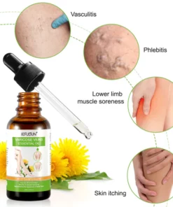 NEW Vibeskin™ Body Care Essential Oil Ampoule Remove Varicose Veins & Swollen