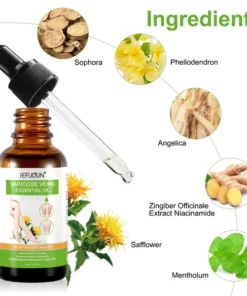 NEW Vibeskin™ Body Care Essential Oil Ampoule Remove Varicose Veins & Swollen
