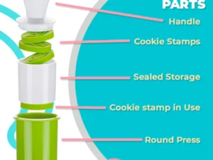 Non-Stick Cookie Stamp & Cutter Set