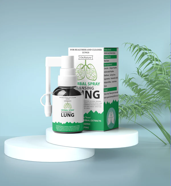 OnNature® Organic Herbs Spray bucal para limpieza pulmonar y alivio de la garganta PRO