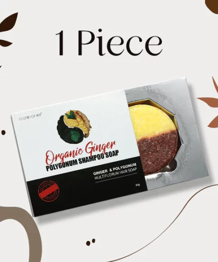 Organic Ginger Polygonum Shampoo Soap