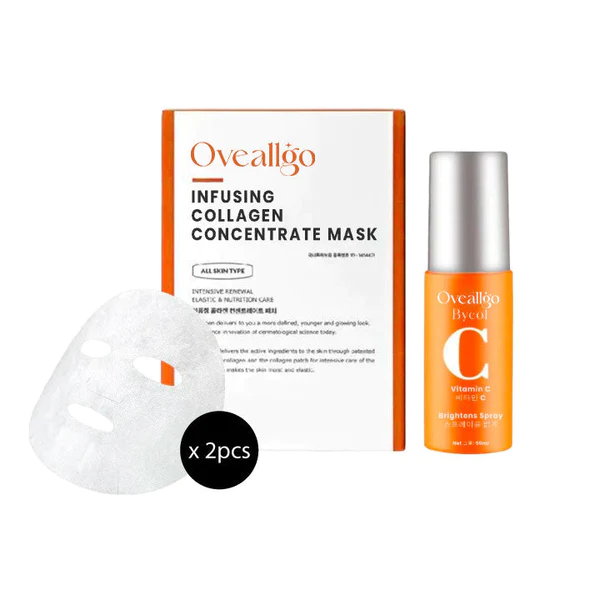 Mascarilla antienvejecimiento con infusión de colágeno Oveallgo™ Byeol Korea