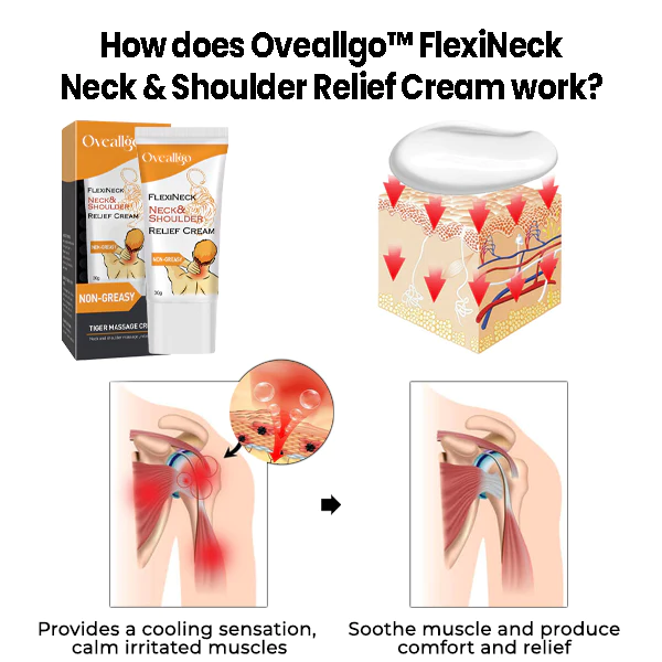 Oveallgo™ FlexiNeck Crema para el alivio del cuello y los hombros