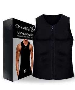 Oveallgo™ Gynecomastia เสื้อกั๊กบีบอัดแบบซิป