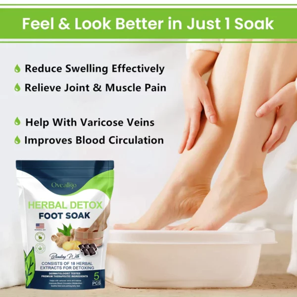 Oveallgo ™ Herbal Detox Foot Soak Beads