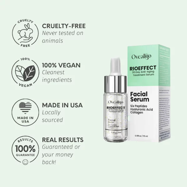 Oveallgo™ RIOEFFECT 30 ရက် အရွယ် နုပျိုခြင်း ကုသခြင်း Serum