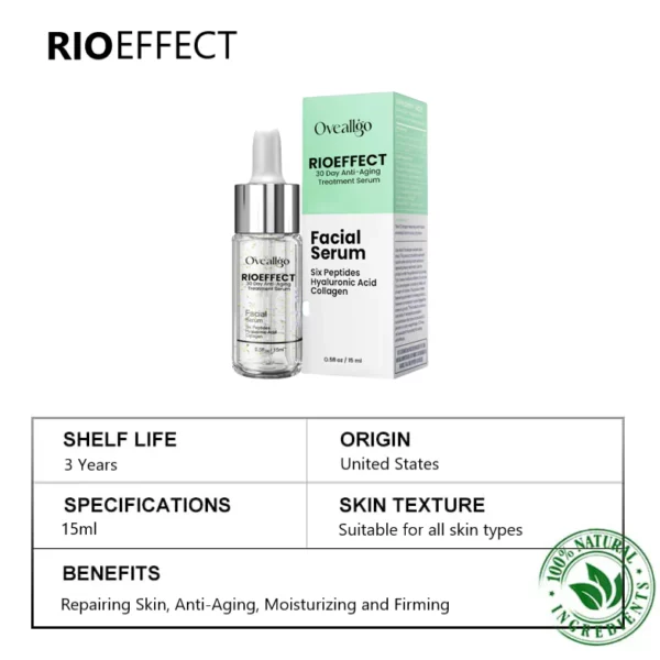 Oveallgo™ RIOEFFECT 30 Jum Serum ta' Trattament kontra t-Tixjiħ