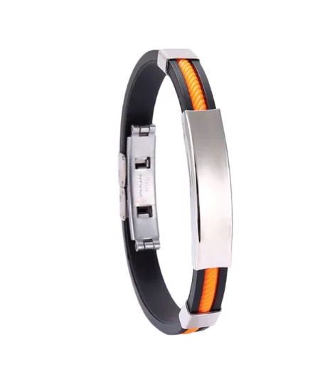 Oveallgo™ Apus Ion Therapeutic Lympunclog Titanium Wristband