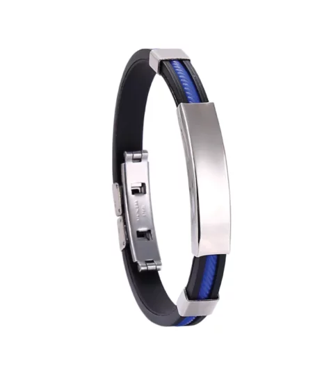 Oveallgo™ Apus Ion Therapeutic Lympunclog Titanium Wristband
