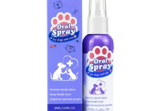 Petry® Teeth Cleaning Spray for Dogs & Cats, Eliminate Bad Breath, Targets Tartar & Plaque, Without Brushing