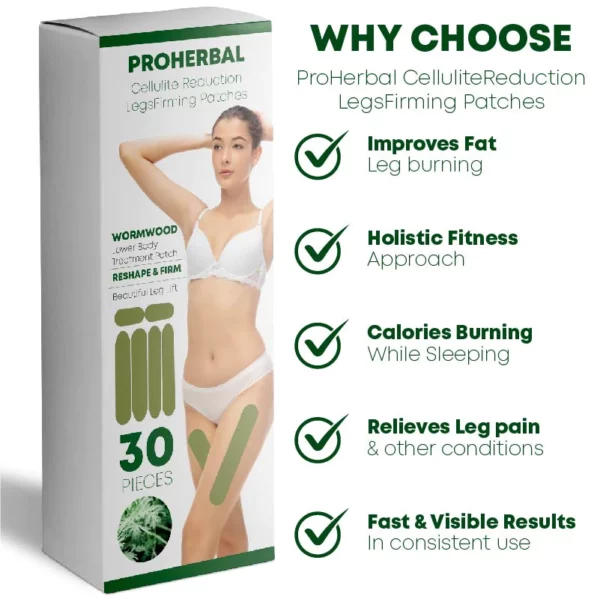 ProHerbal CelluliteReduction LegsFirming Patches. ProHerbal السيلوليت تخفيض الساقين بقع لشد الجلد