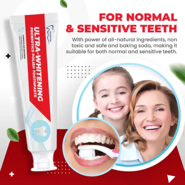 ProbiSmile™ Ultra-Whitening Probiotics Polish Toothpaste