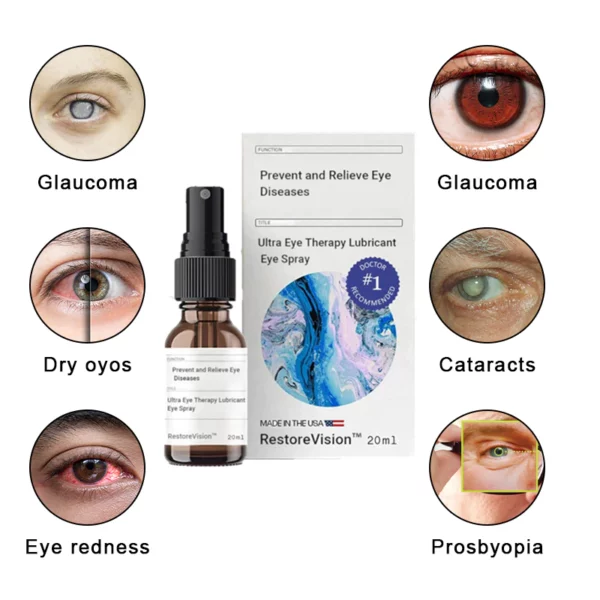 Lubrikačný očný sprej RestoreVision™ Ultra Eye Therapy